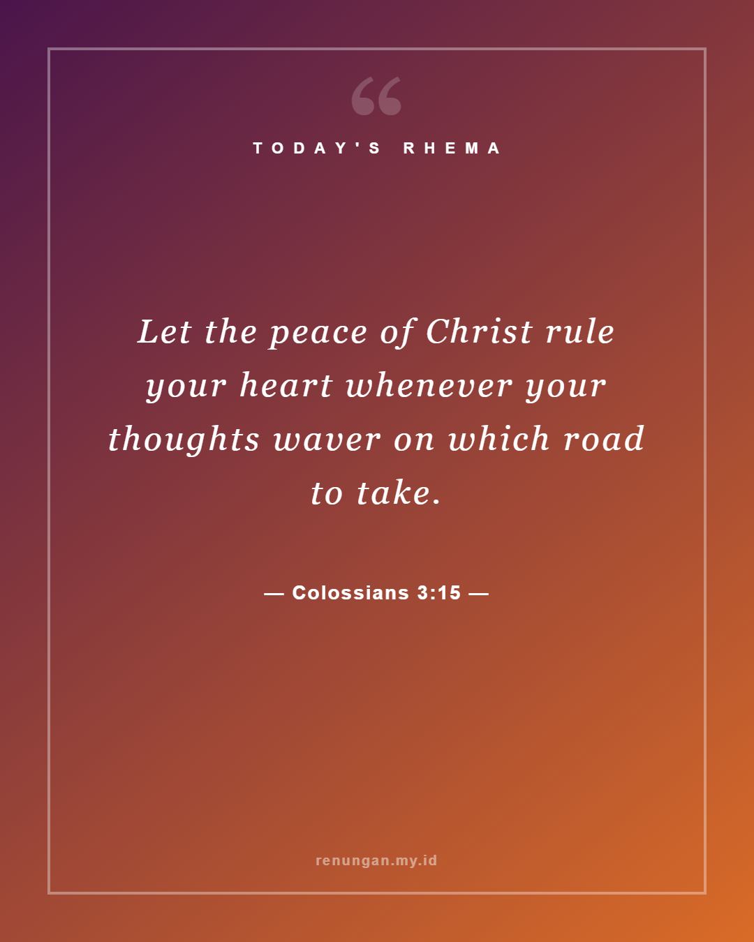 Colossians 3:15