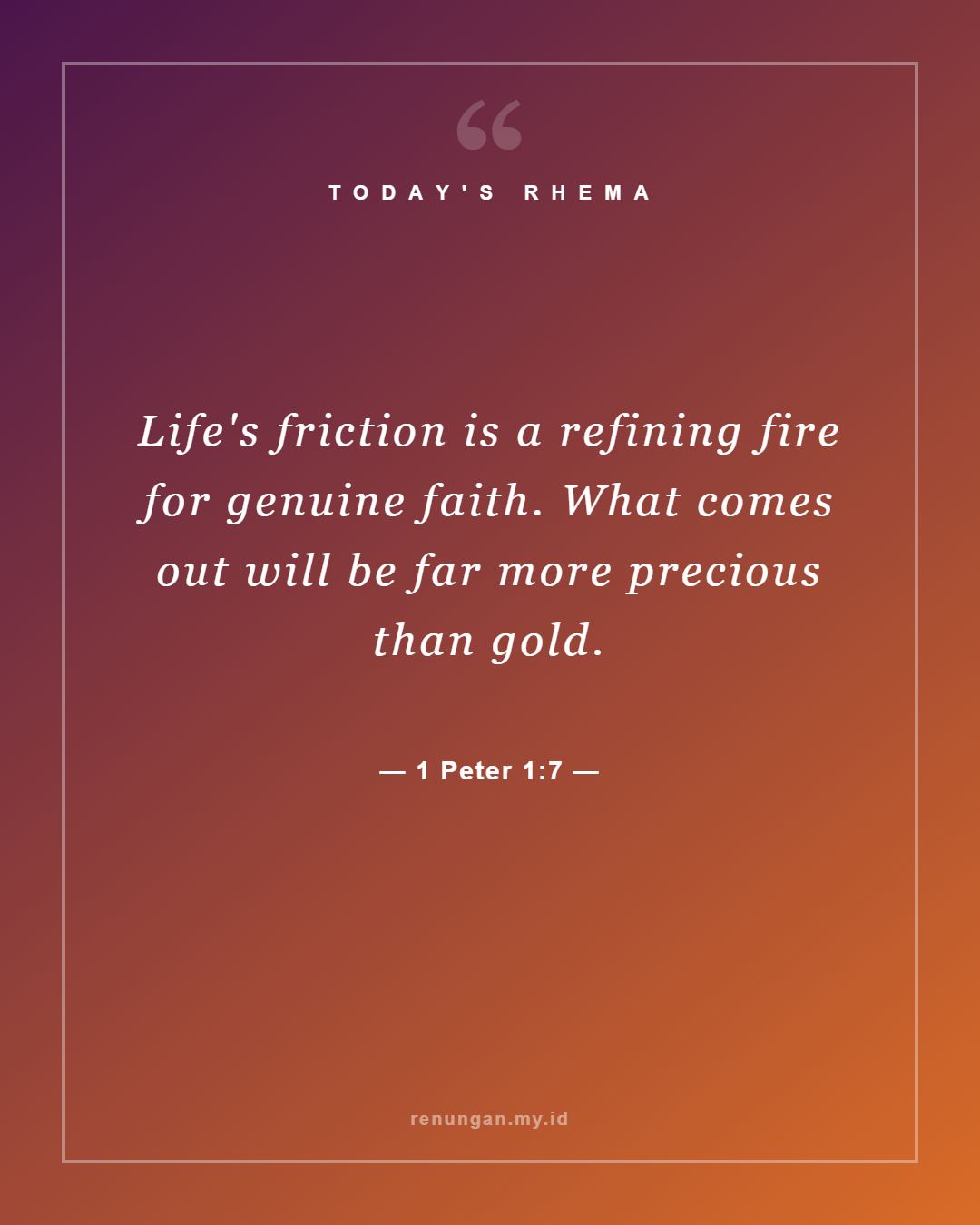1 Peter 1:7