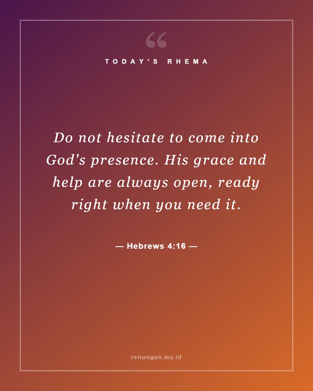 Hebrews 4:16