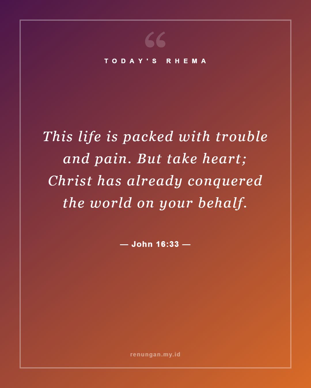 John 16:33
