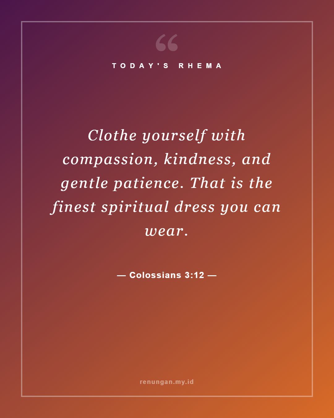 Colossians 3:12