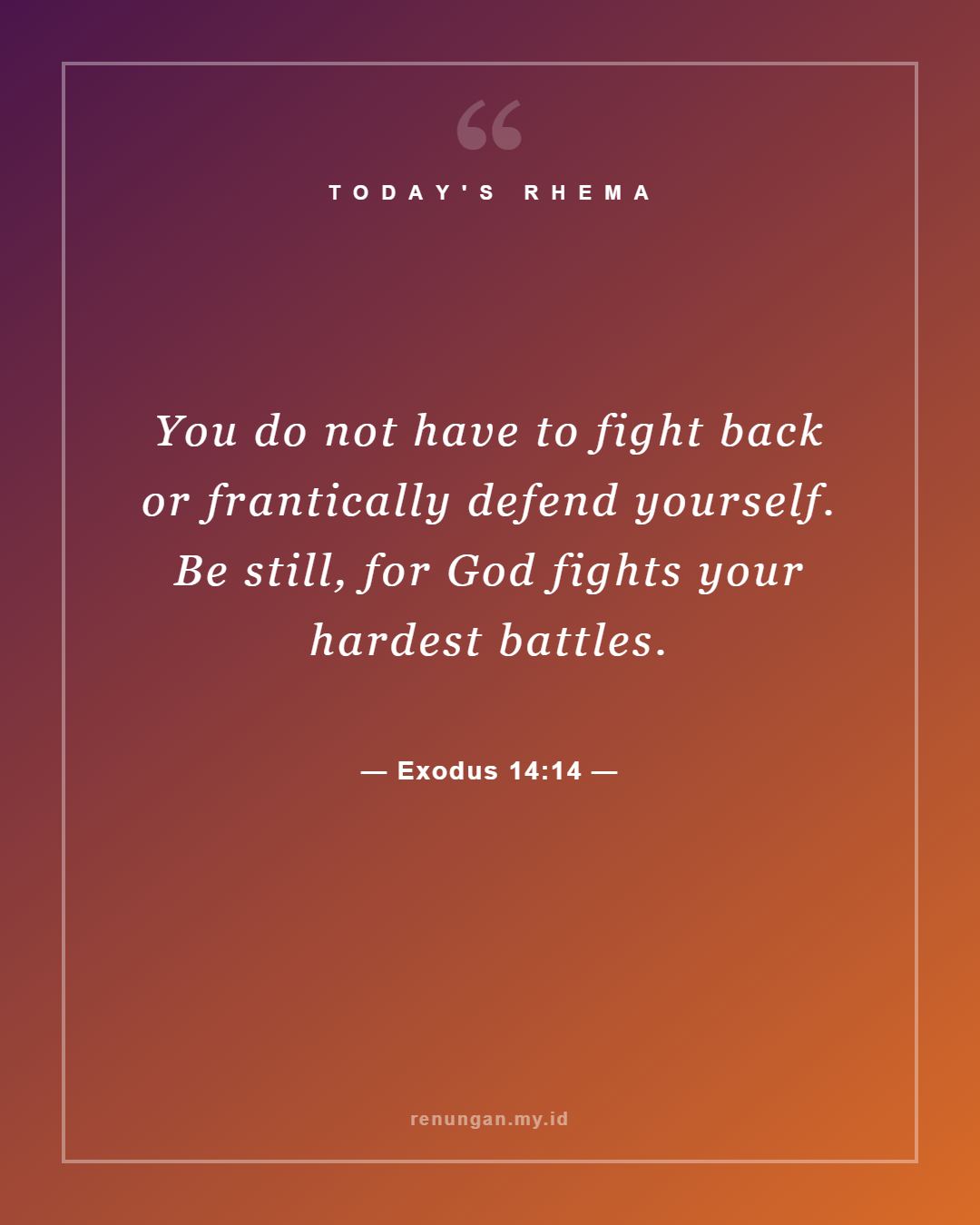Exodus 14:14