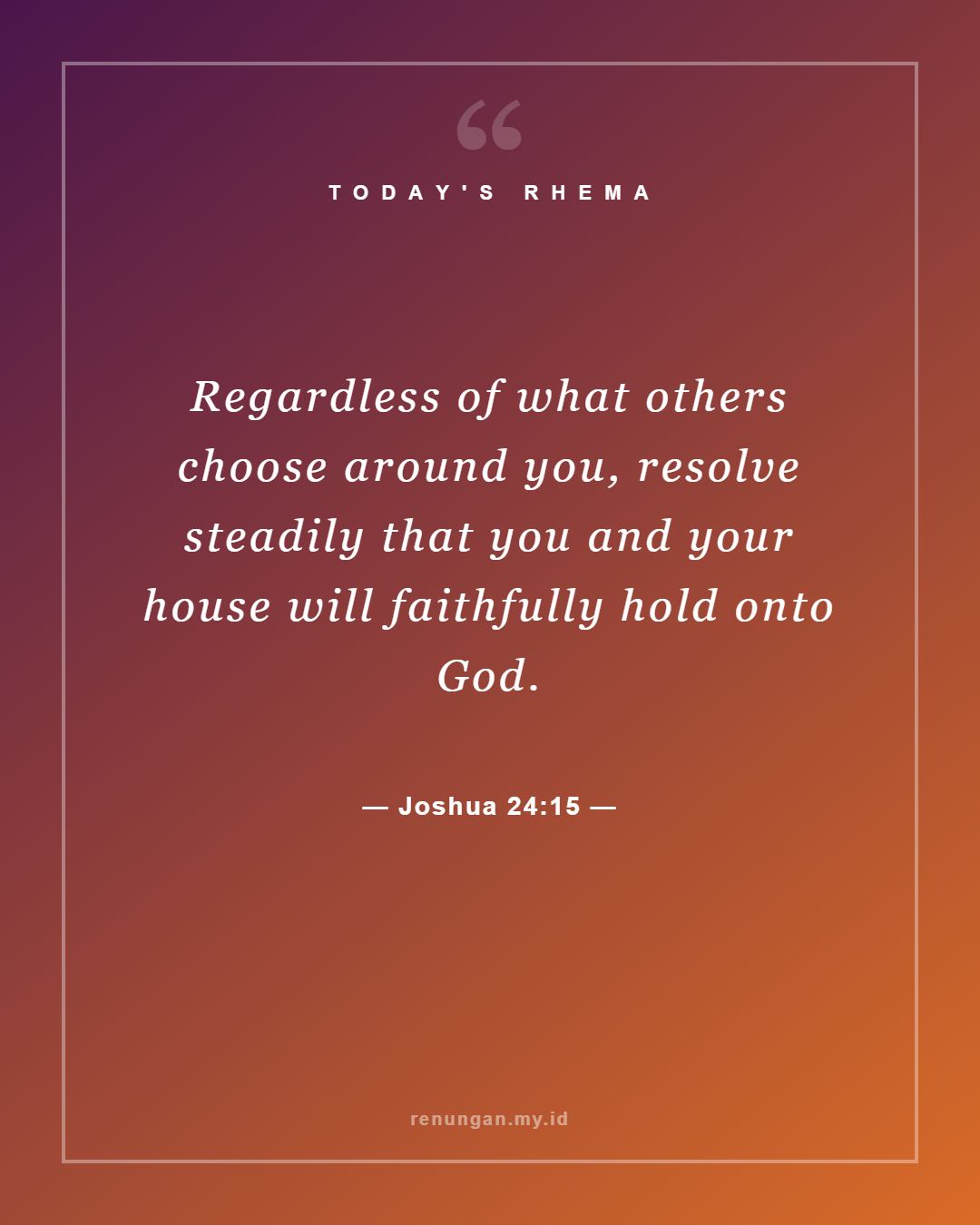 Joshua 24:15
