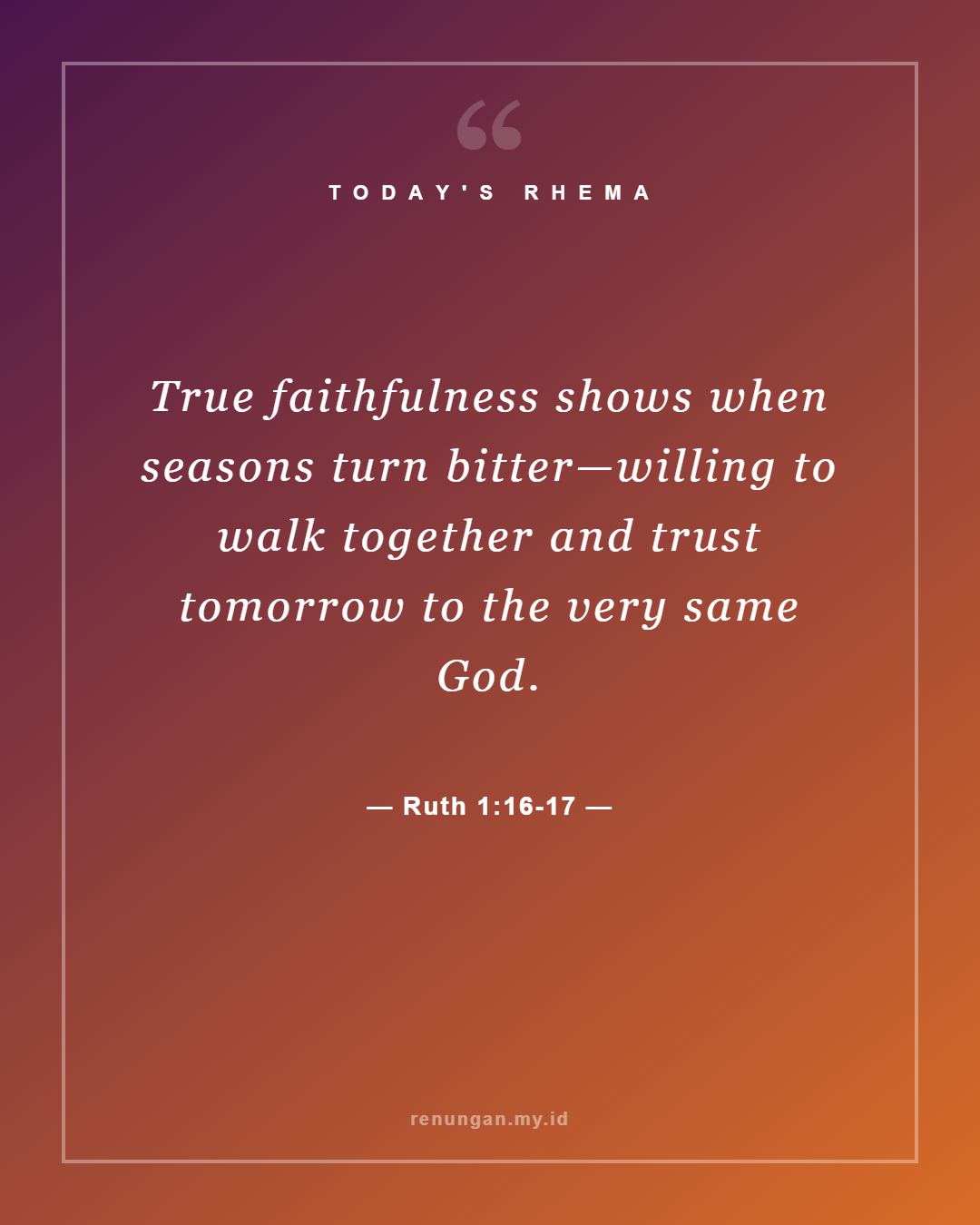 Ruth 1:16-17