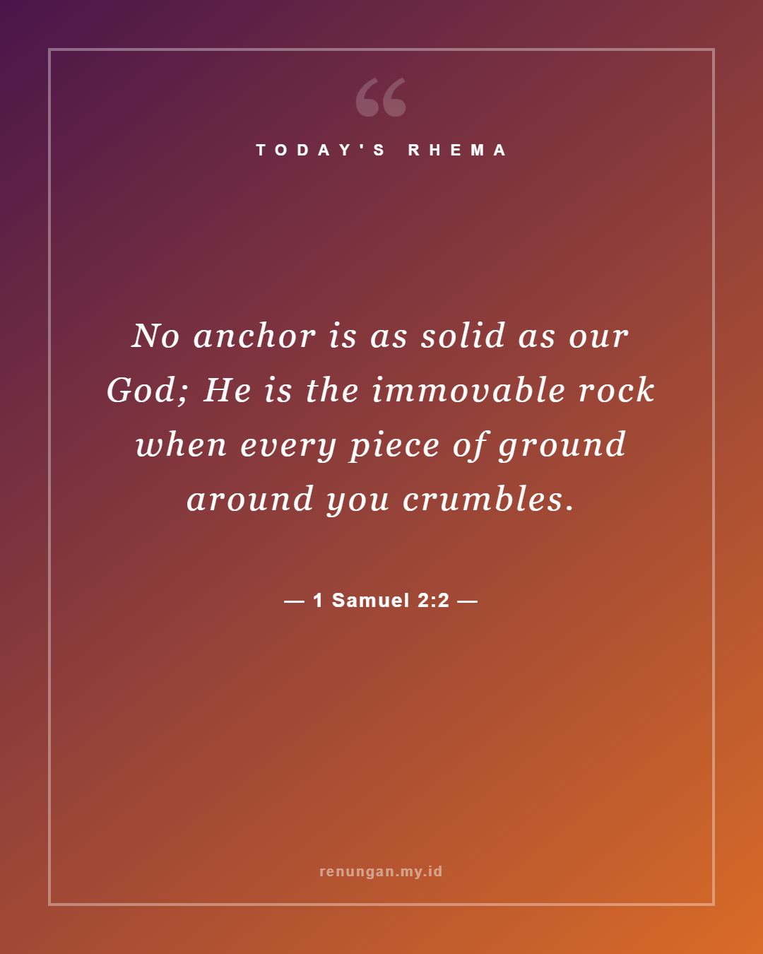 1 Samuel 2:2