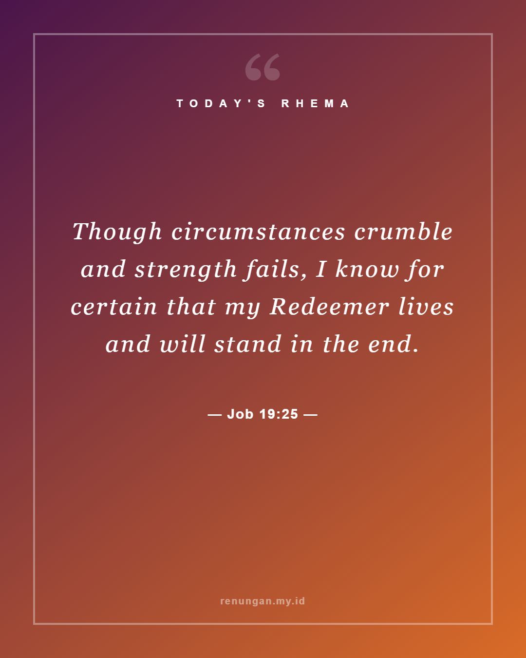 Job 19:25