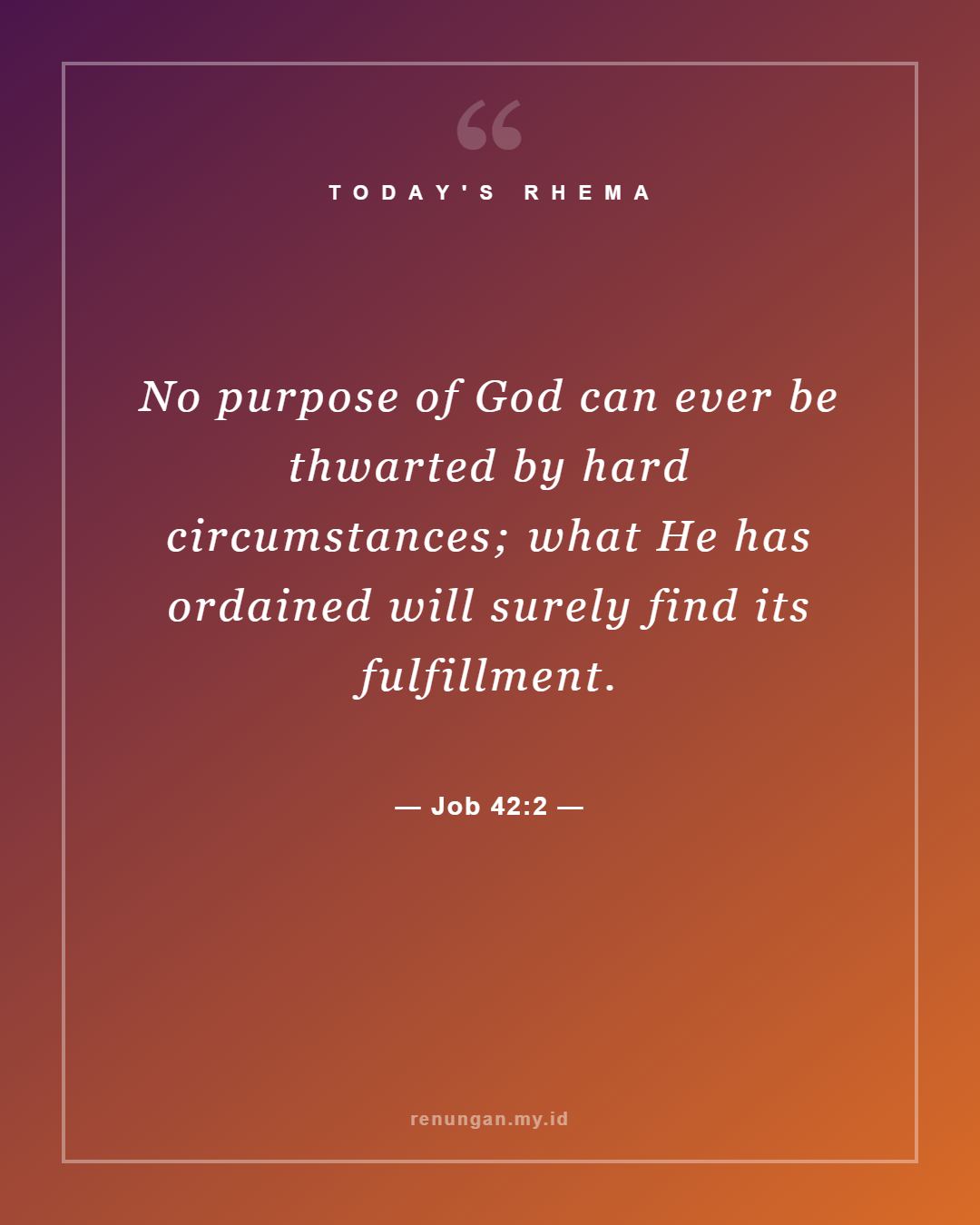 Job 42:2