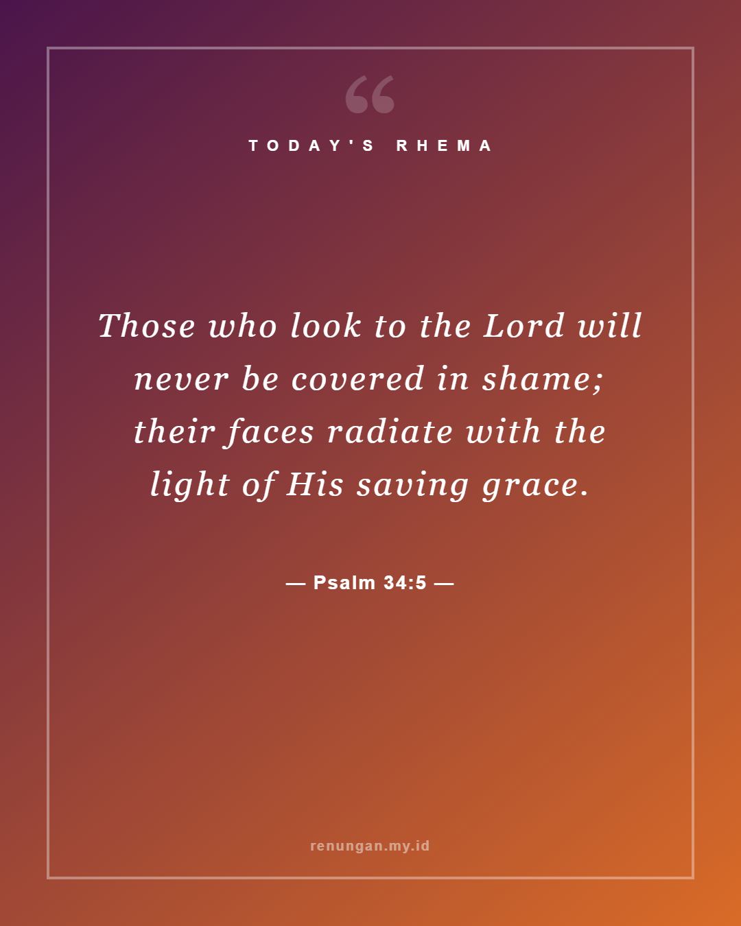 Psalm 34:5
