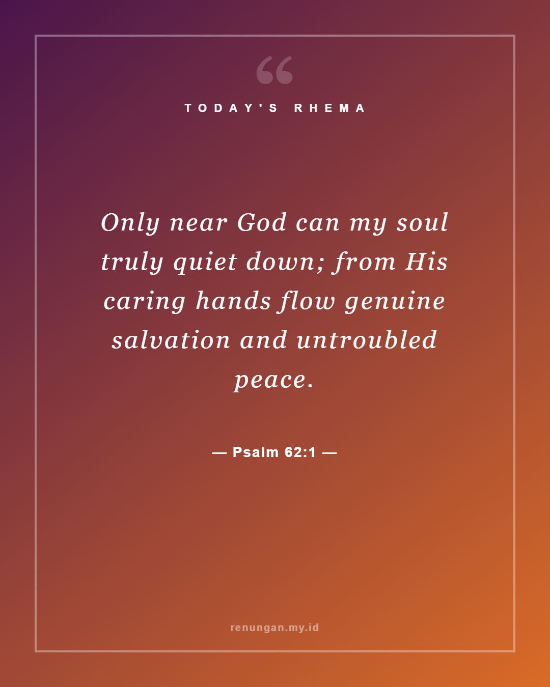 Psalm 62:1