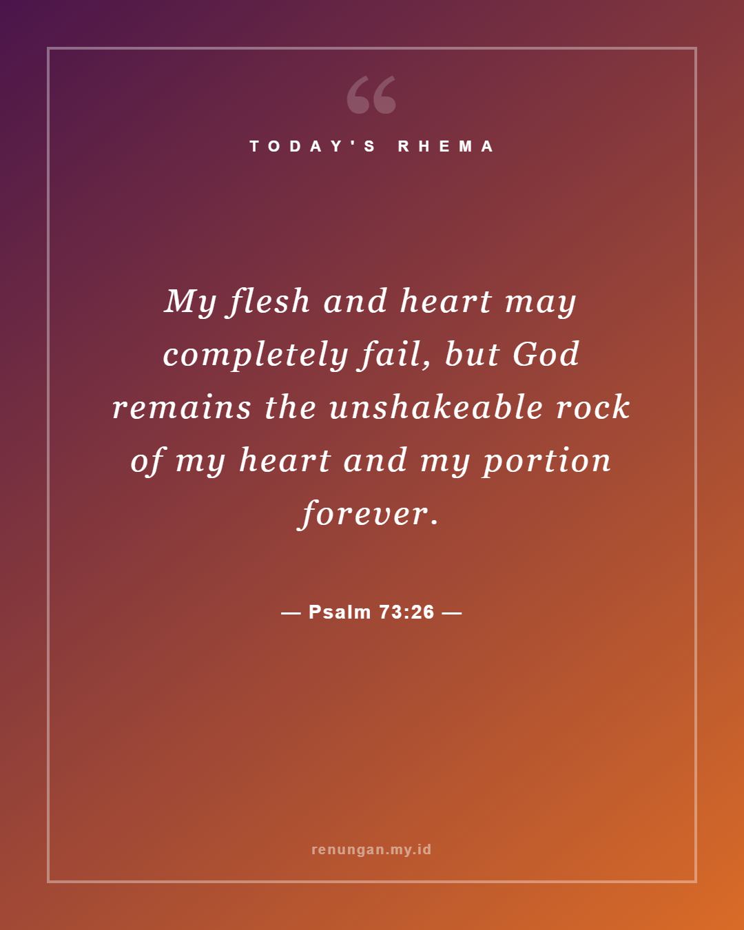 Psalm 73:26