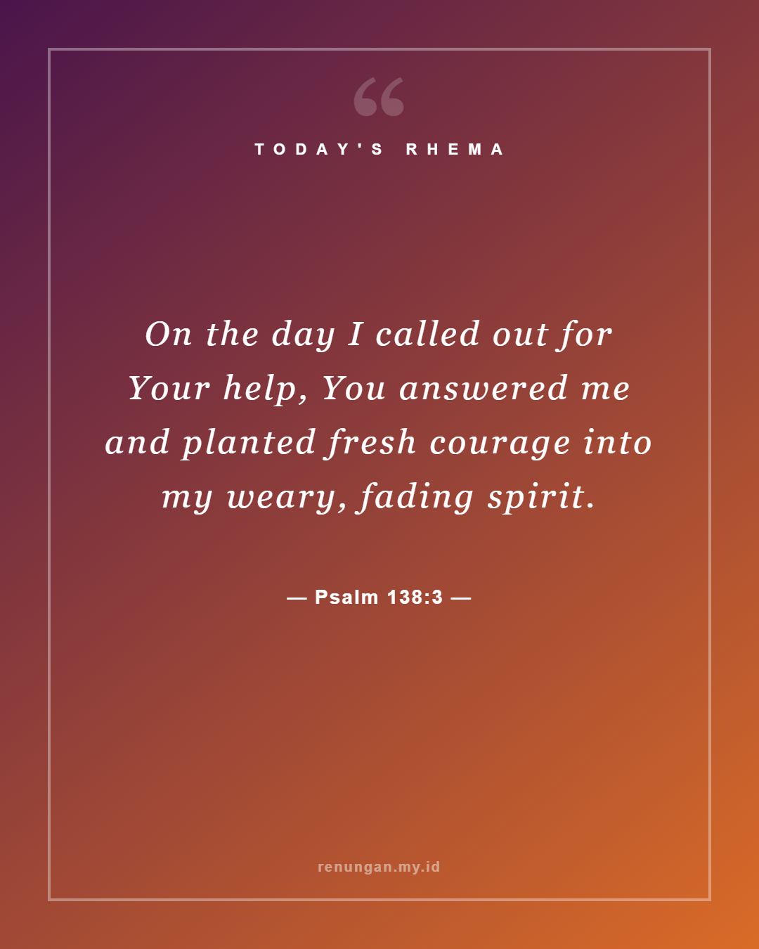Psalm 138:3