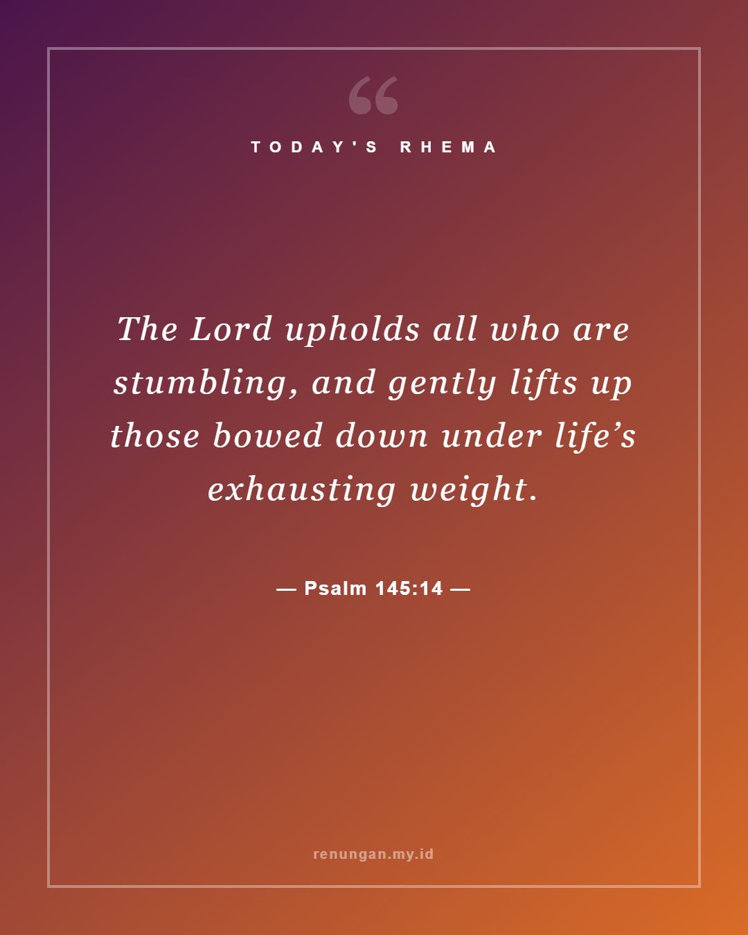 Psalm 145:14