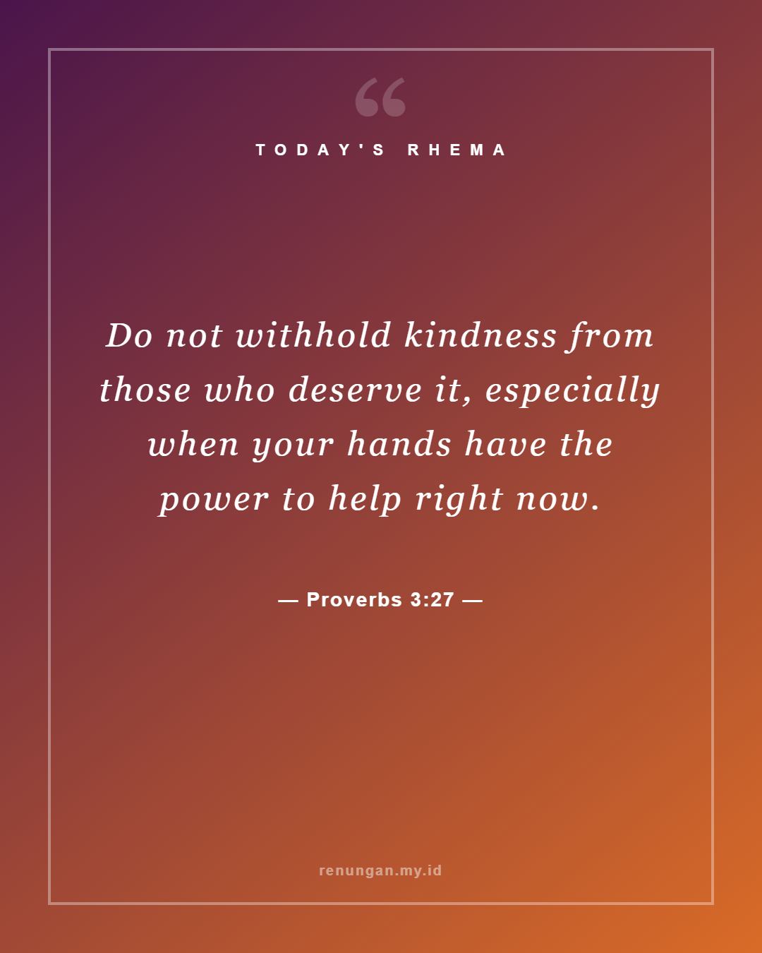 Proverbs 3:27