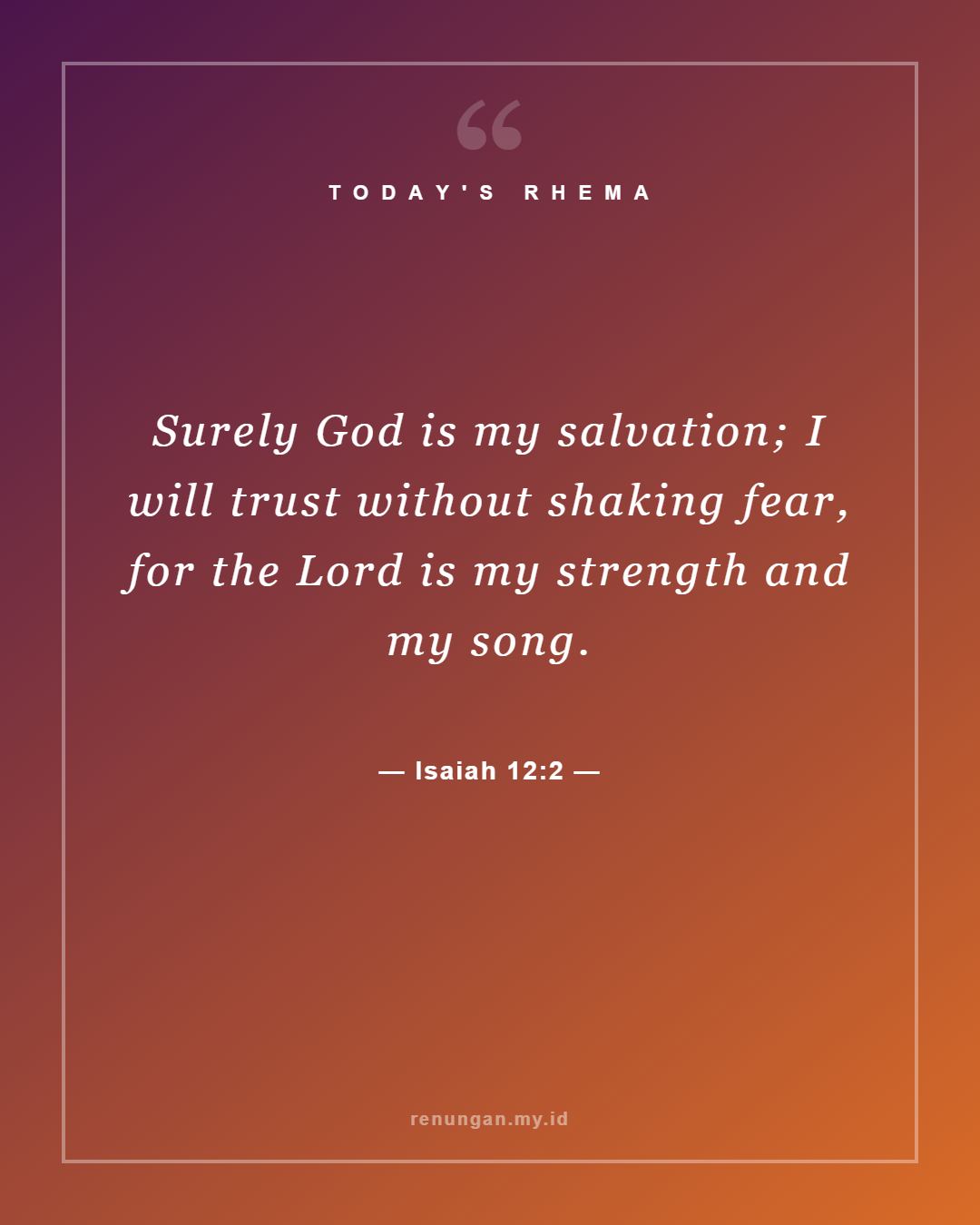 Isaiah 12:2