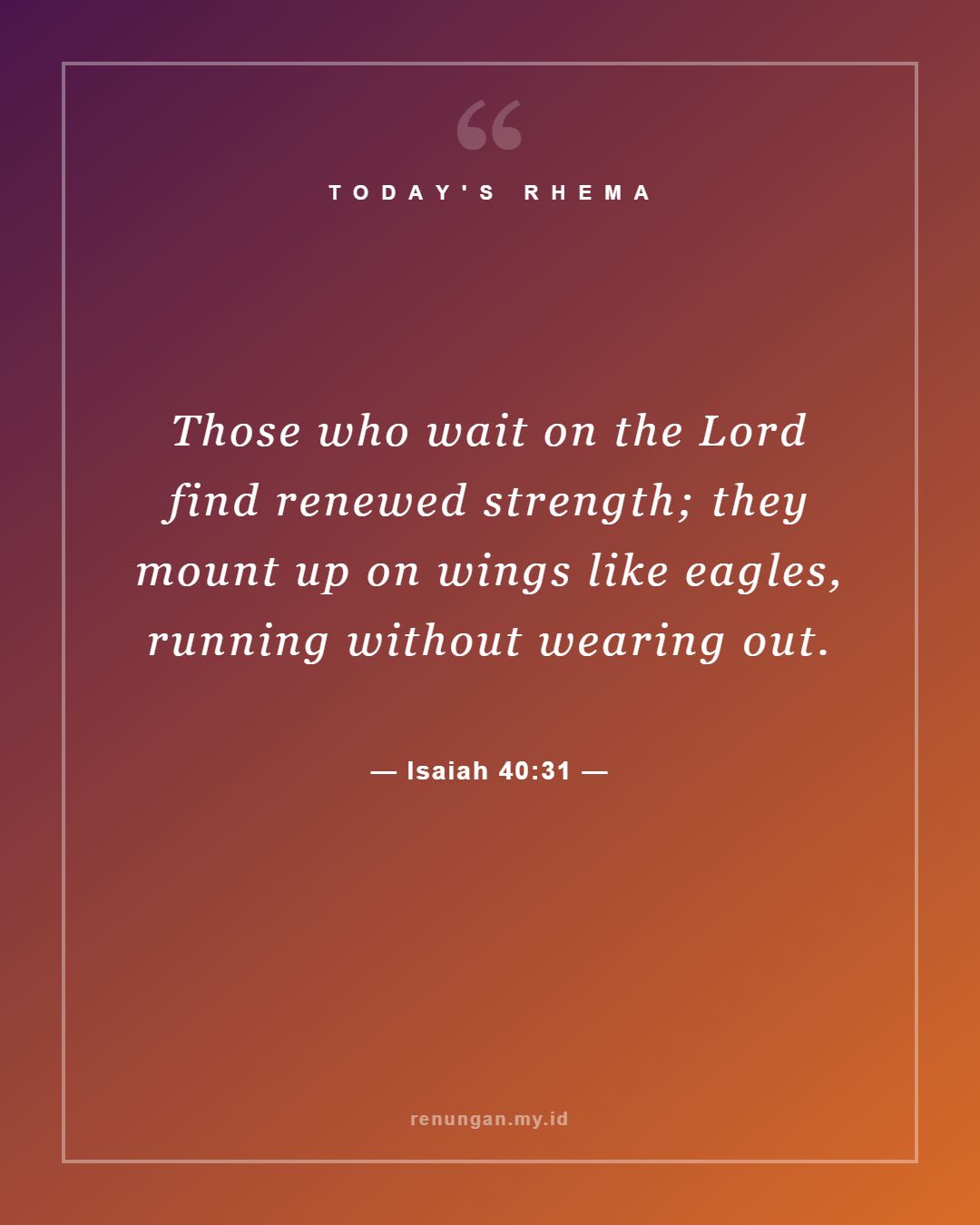 Isaiah 40:31