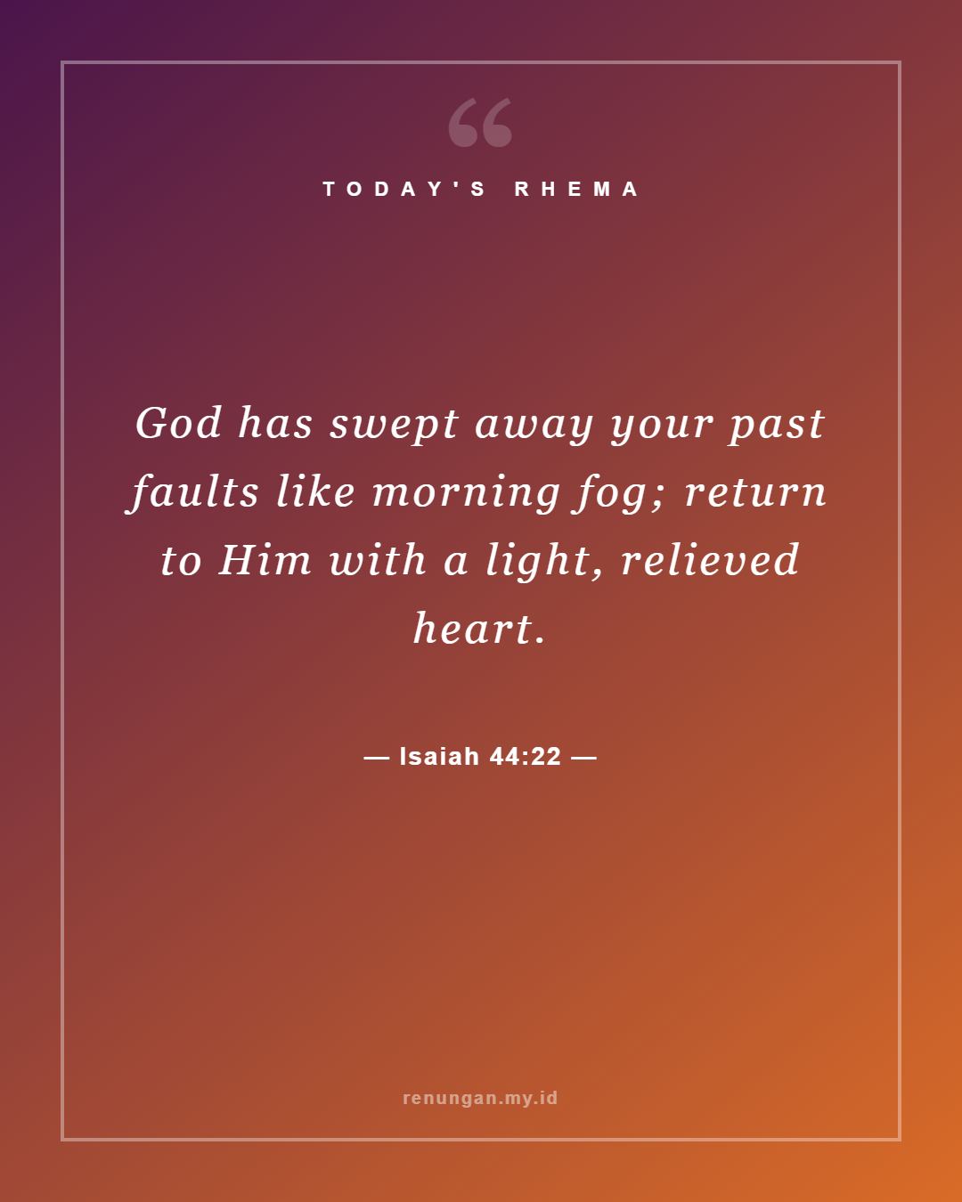 Isaiah 44:22