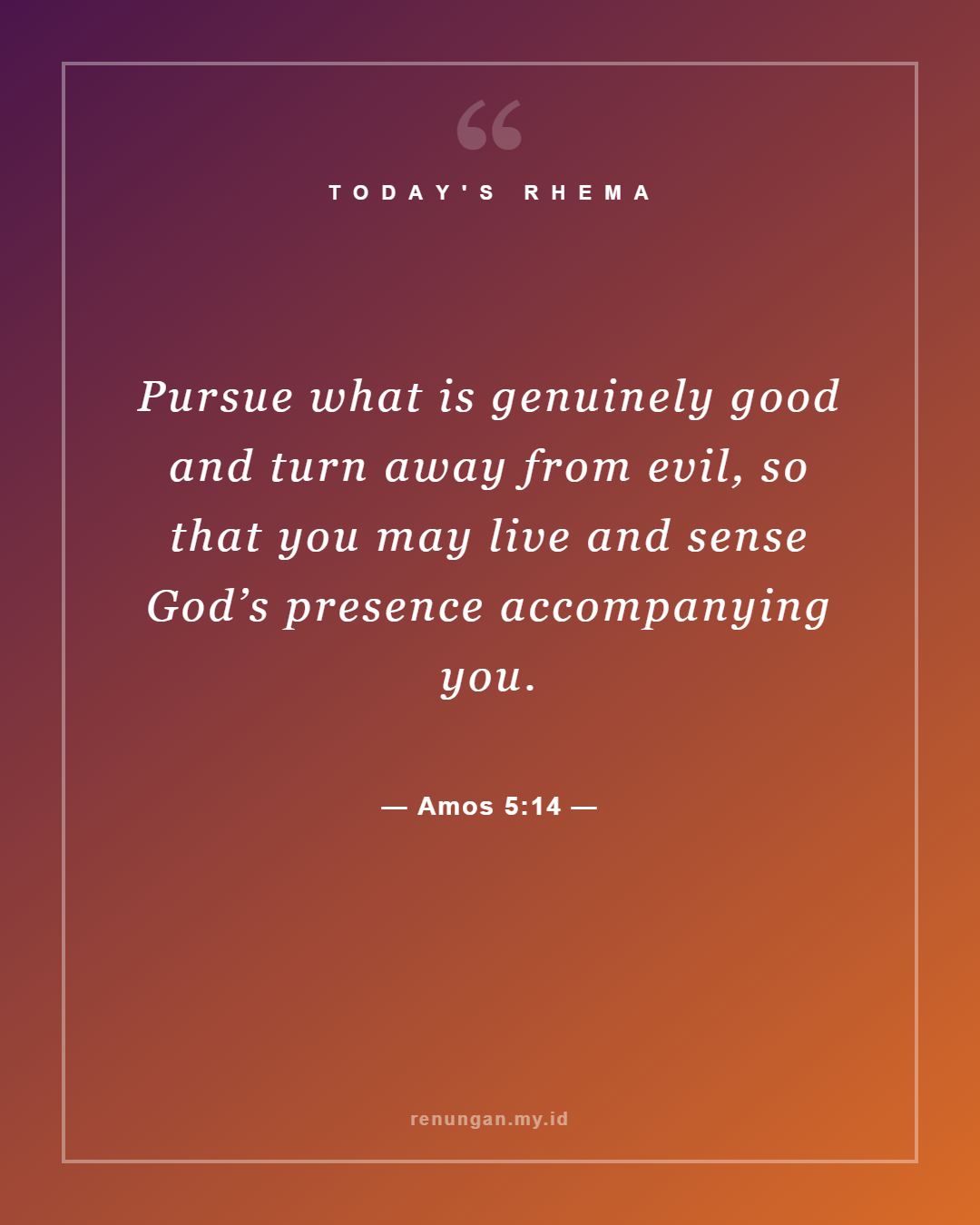Amos 5:14