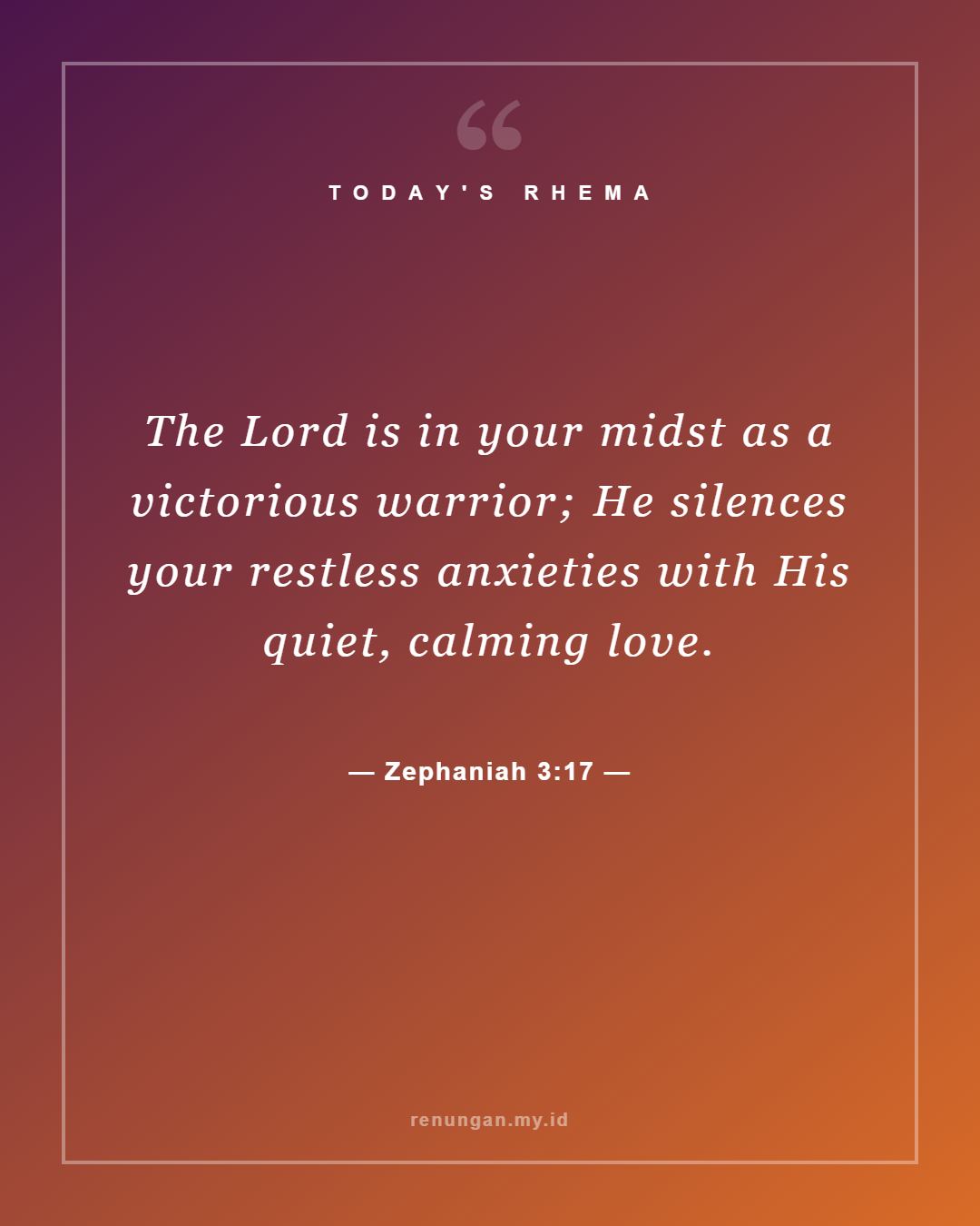 Zephaniah 3:17