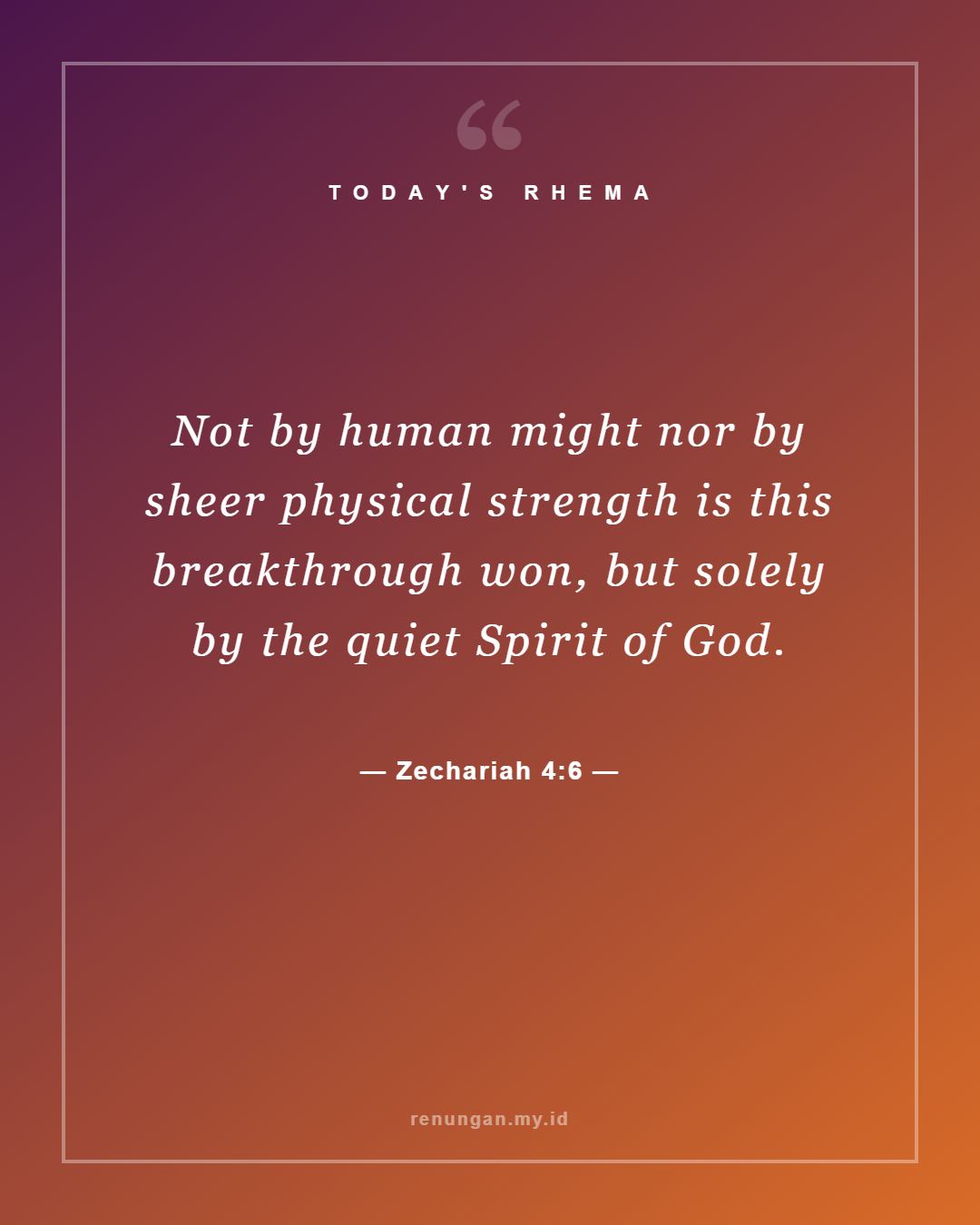Zechariah 4:6