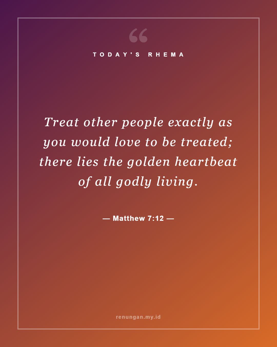 Matthew 7:12