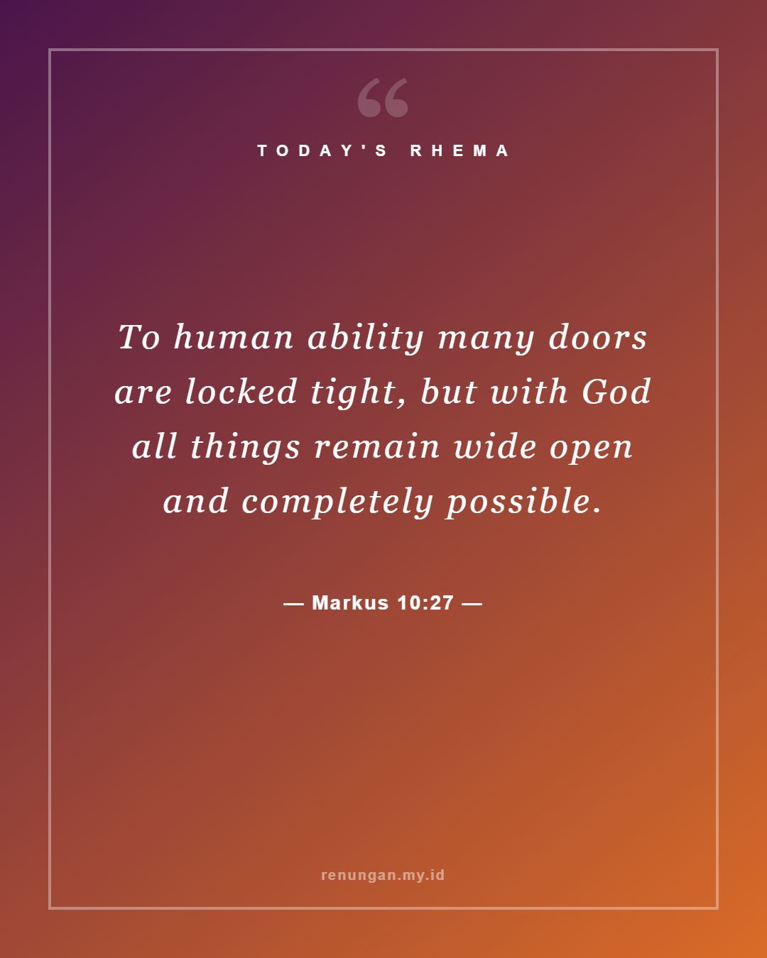 Markus 10:27