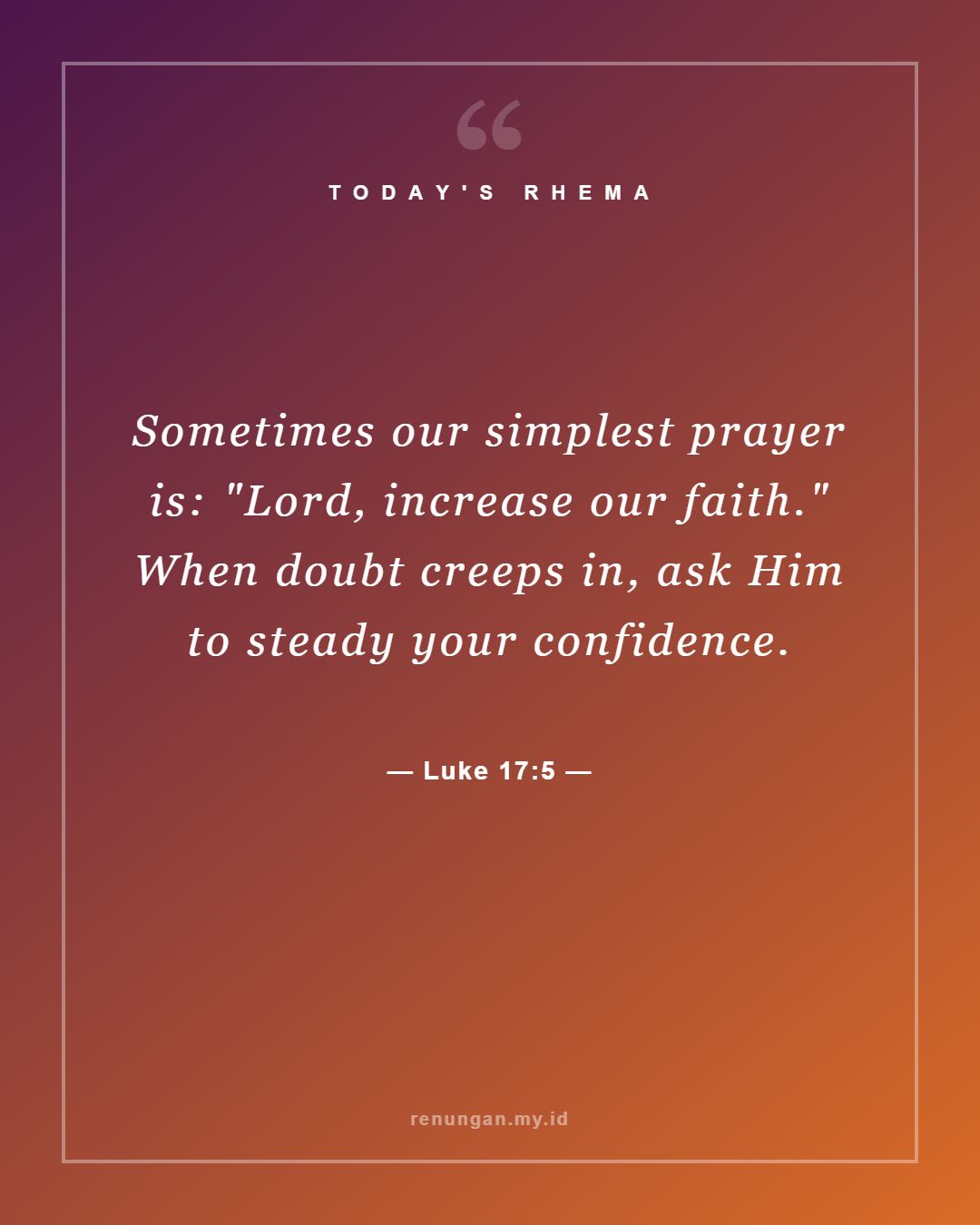 Luke 17:5