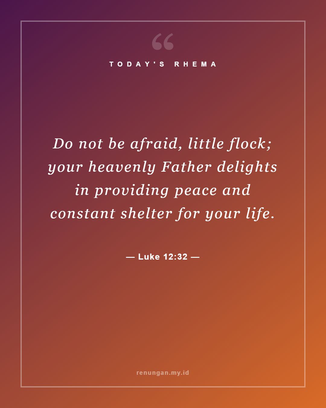Luke 12:32