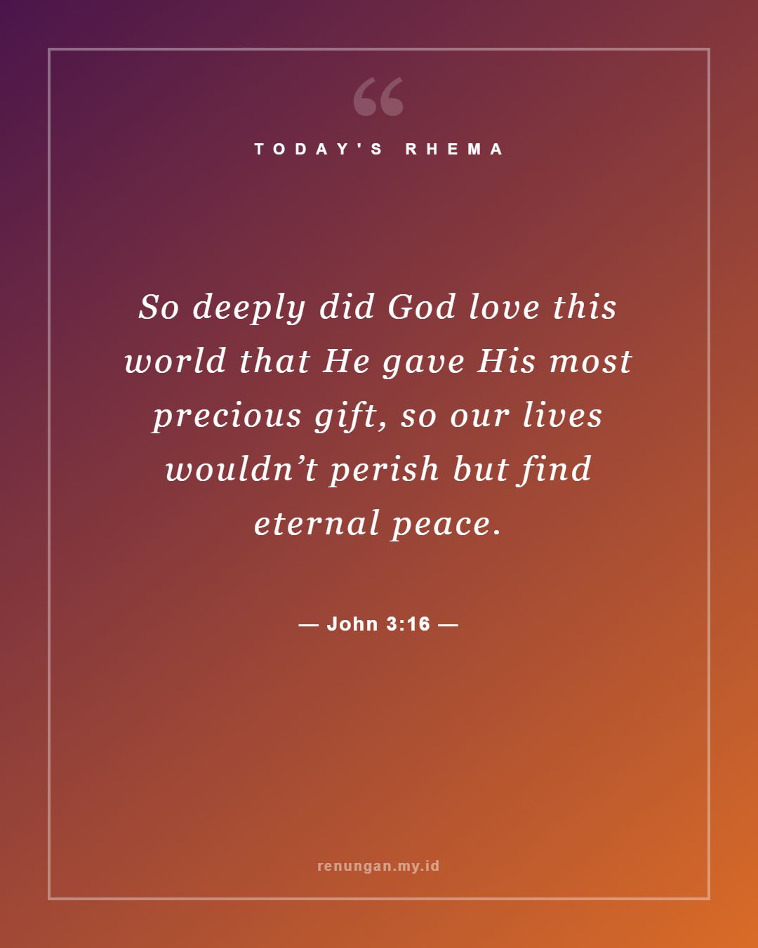 John 3:16