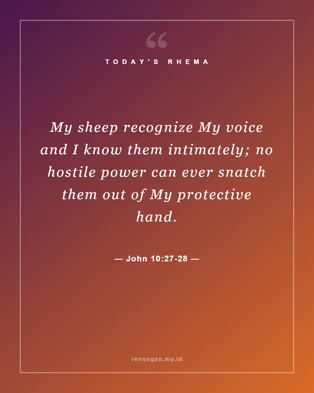 John 10:27-28