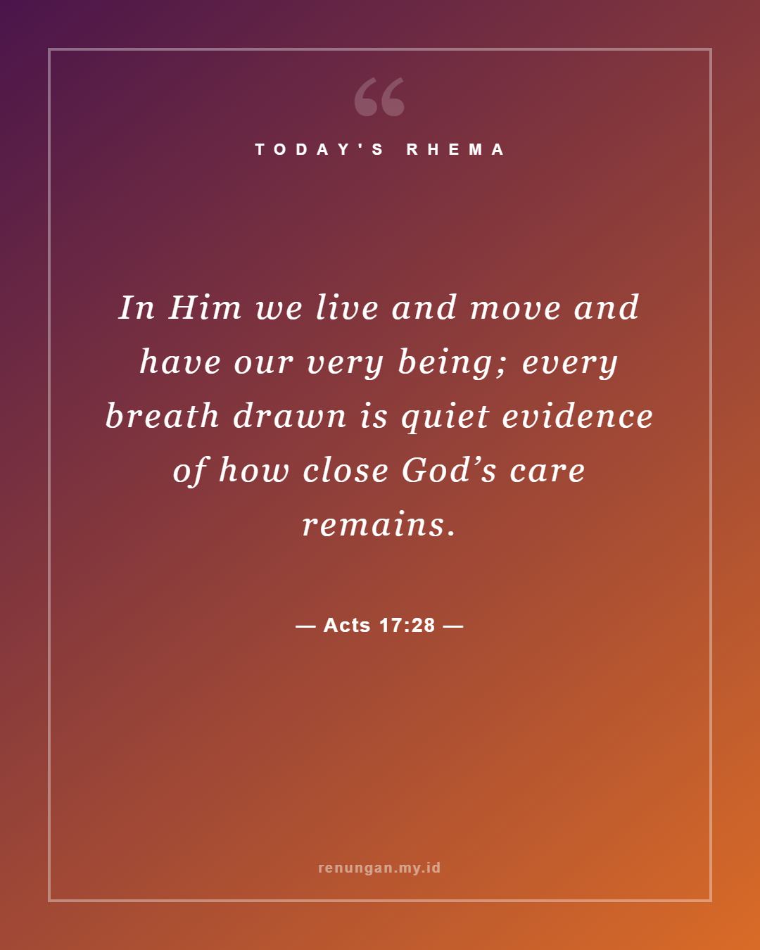 Acts 17:28