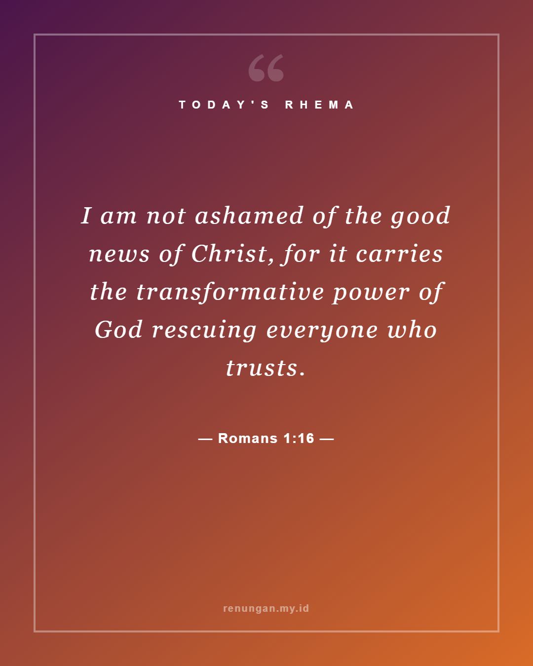 Romans 1:16