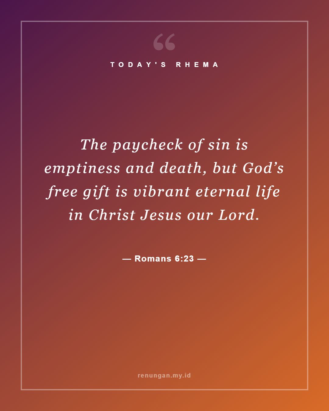 Romans 6:23