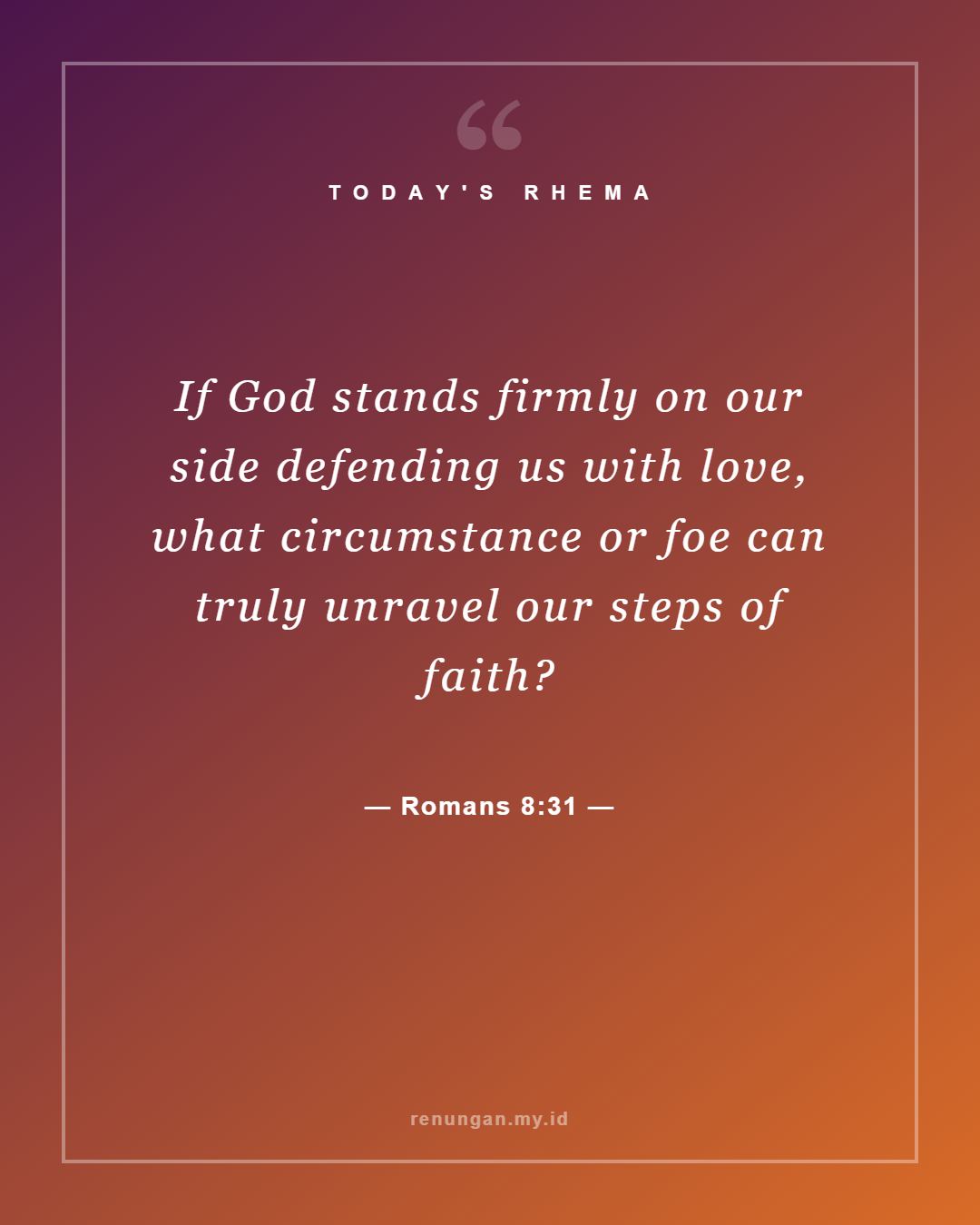 Romans 8:31