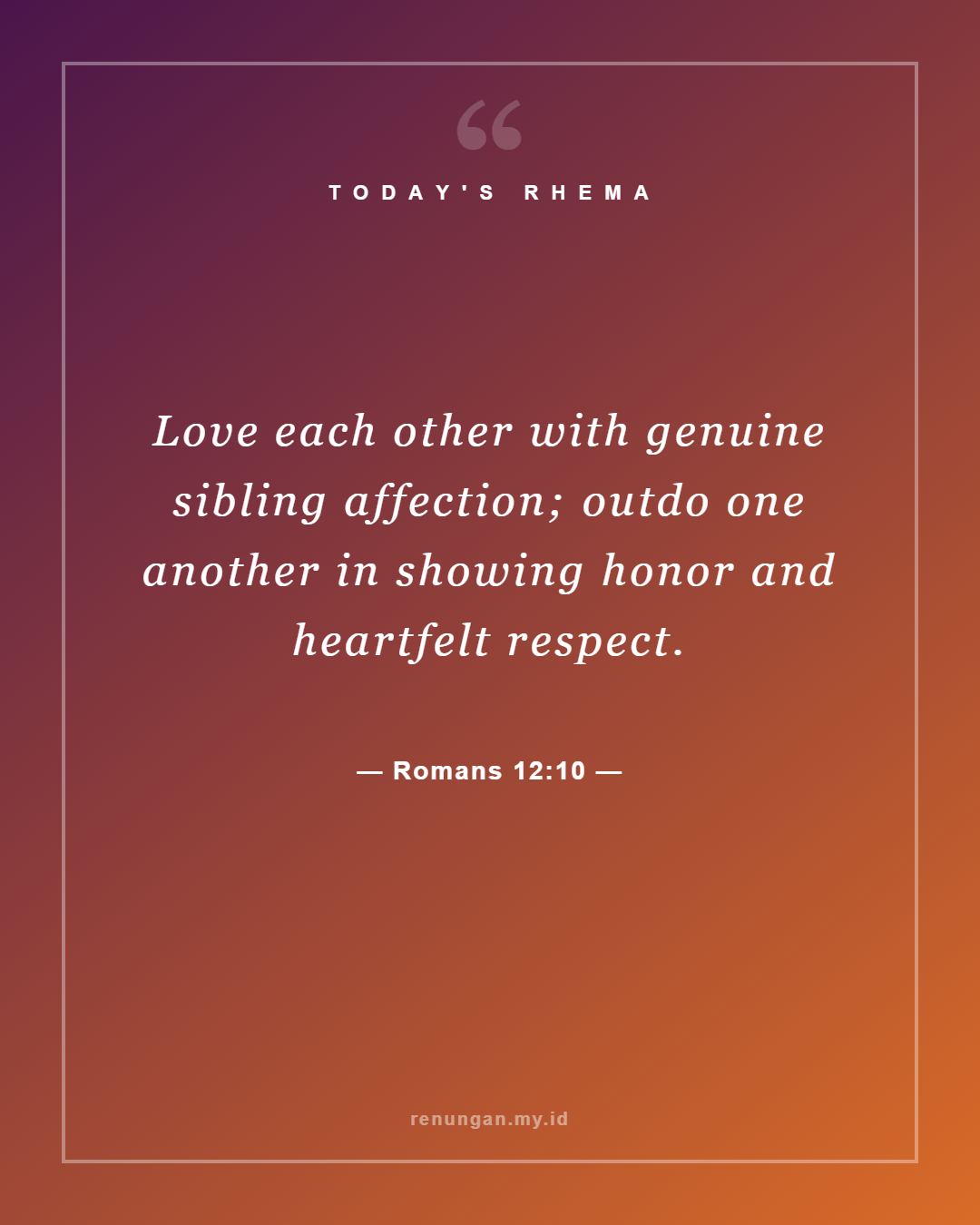 Romans 12:10