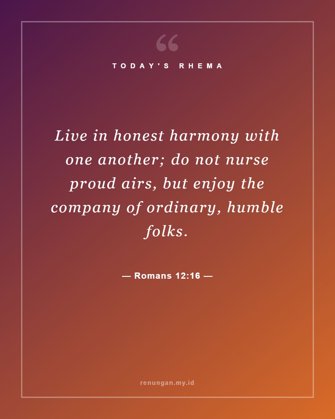 Romans 12:16