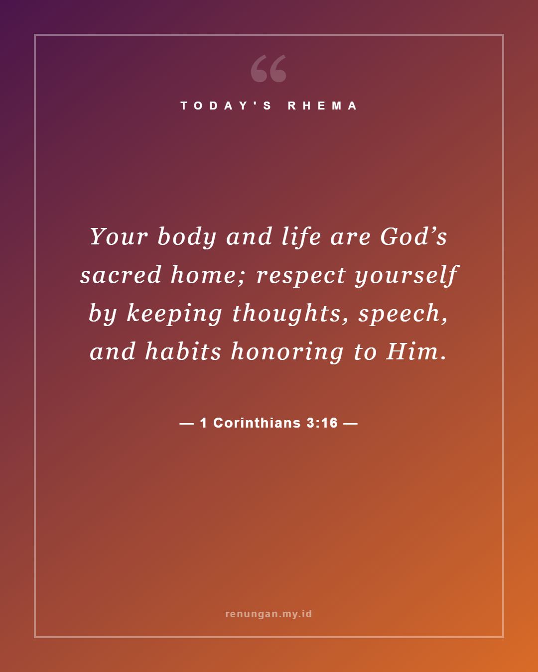 1 Corinthians 3:16