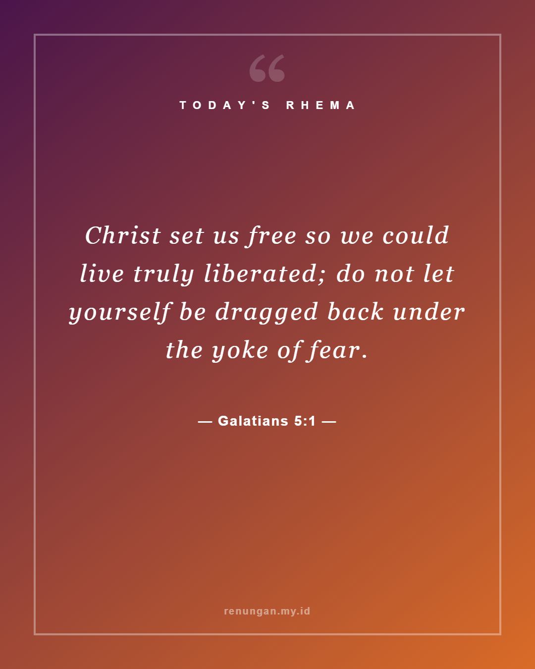 Galatians 5:1