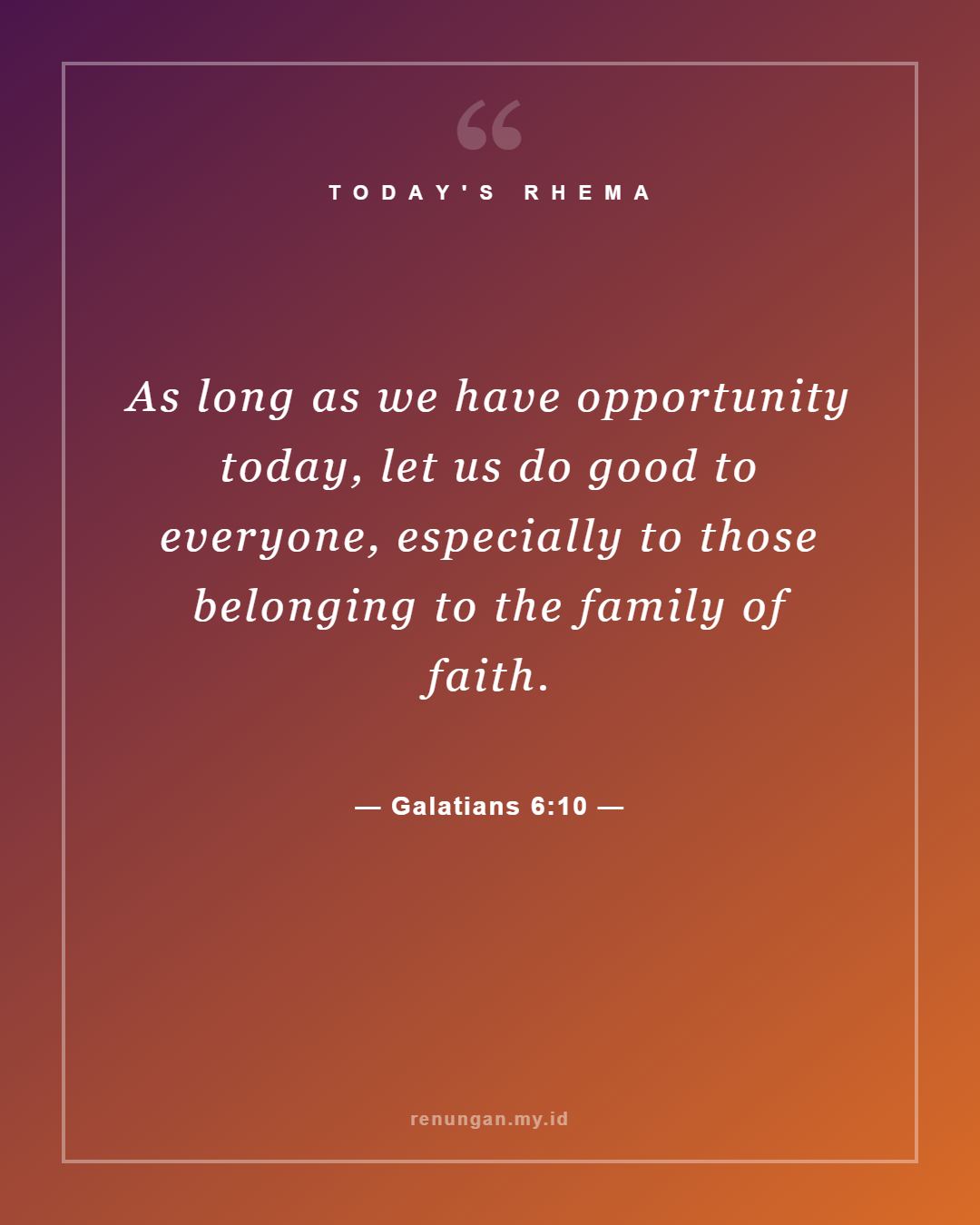 Galatians 6:10