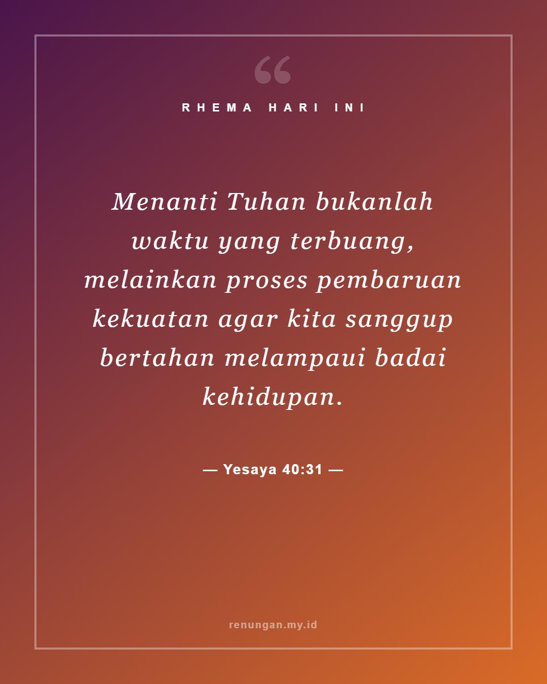 Yesaya 40:31