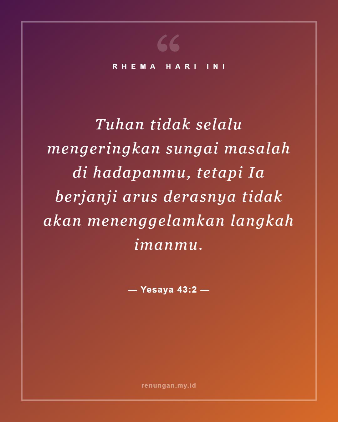 Yesaya 43:2