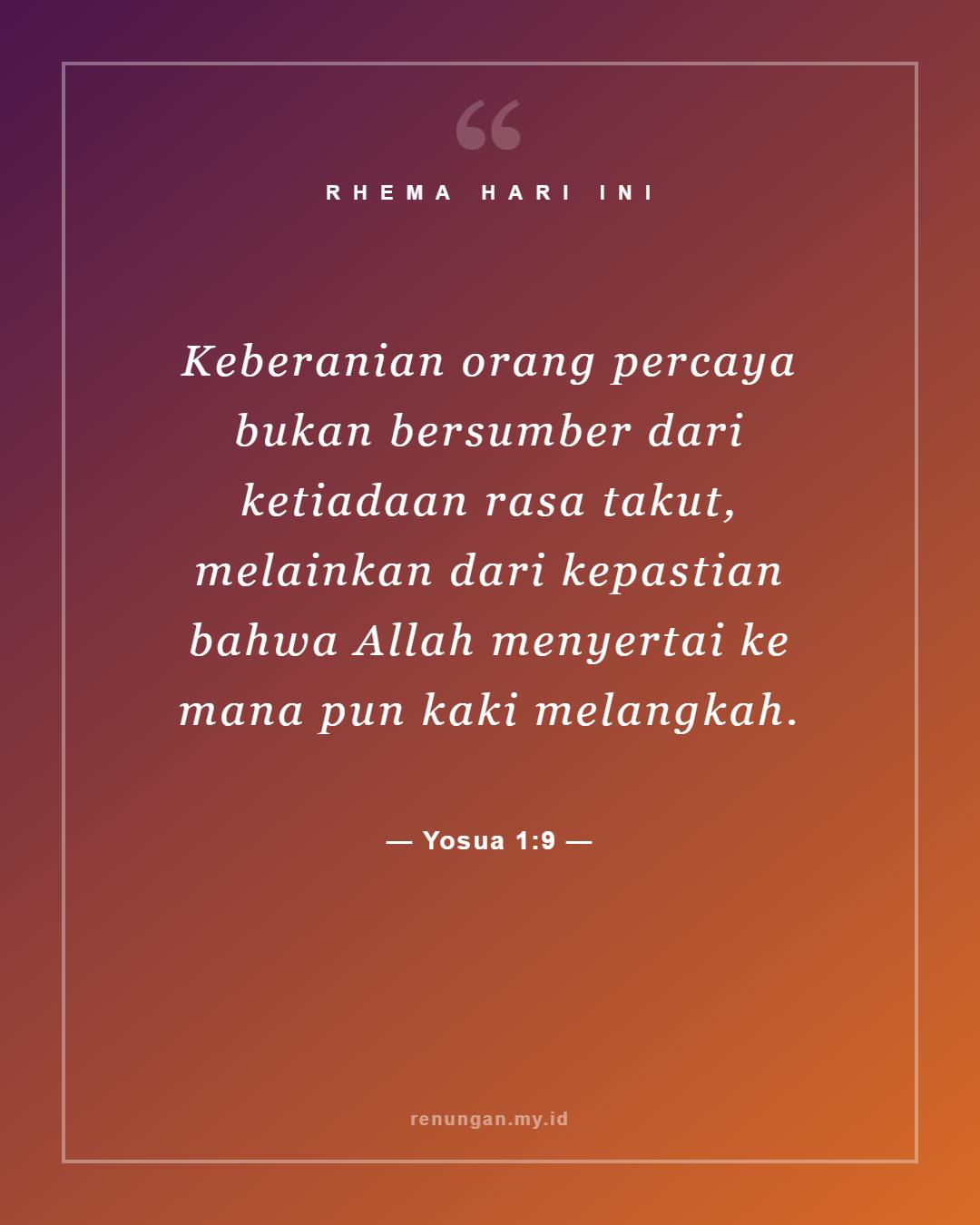 Yosua 1:9