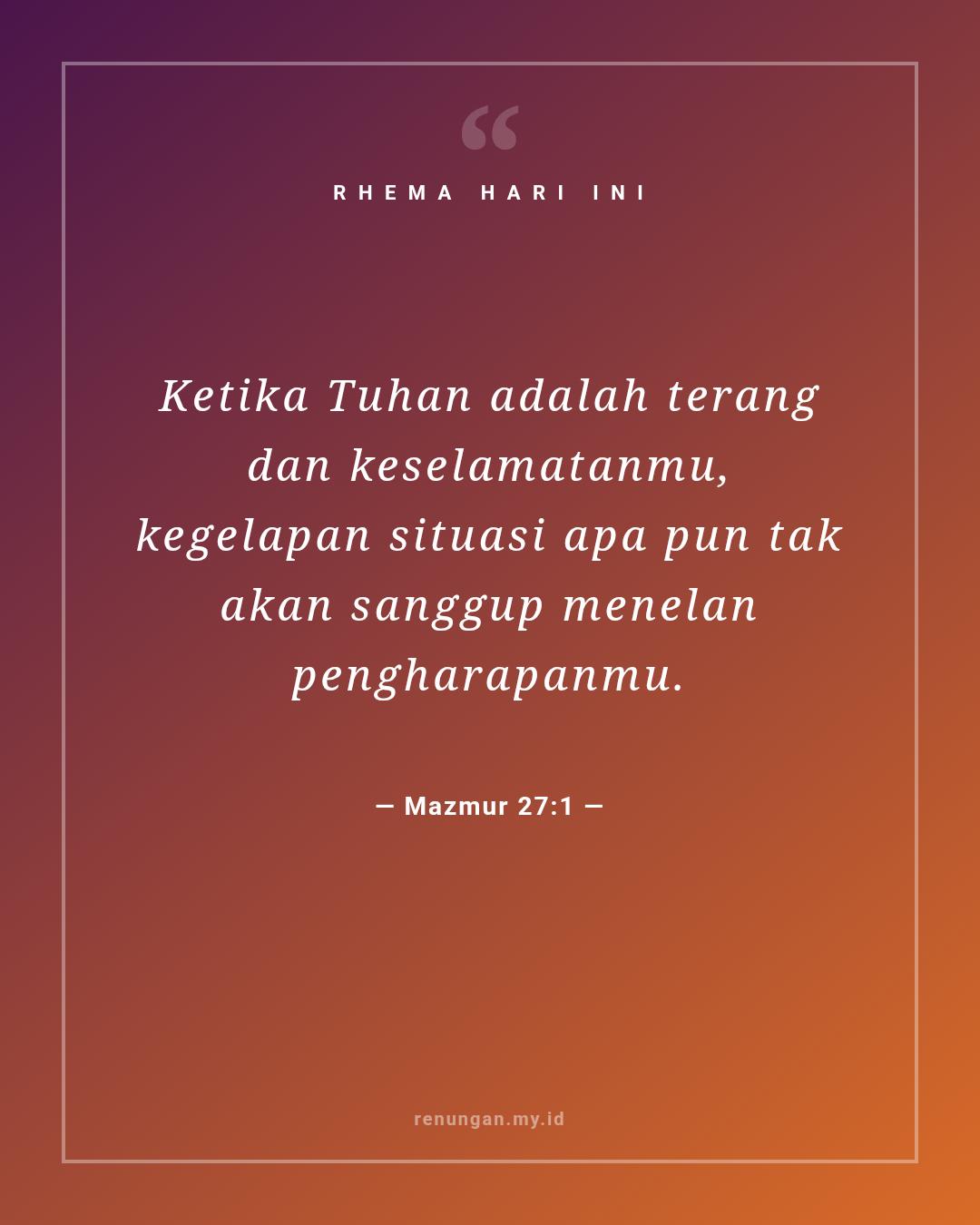Mazmur 27:1
