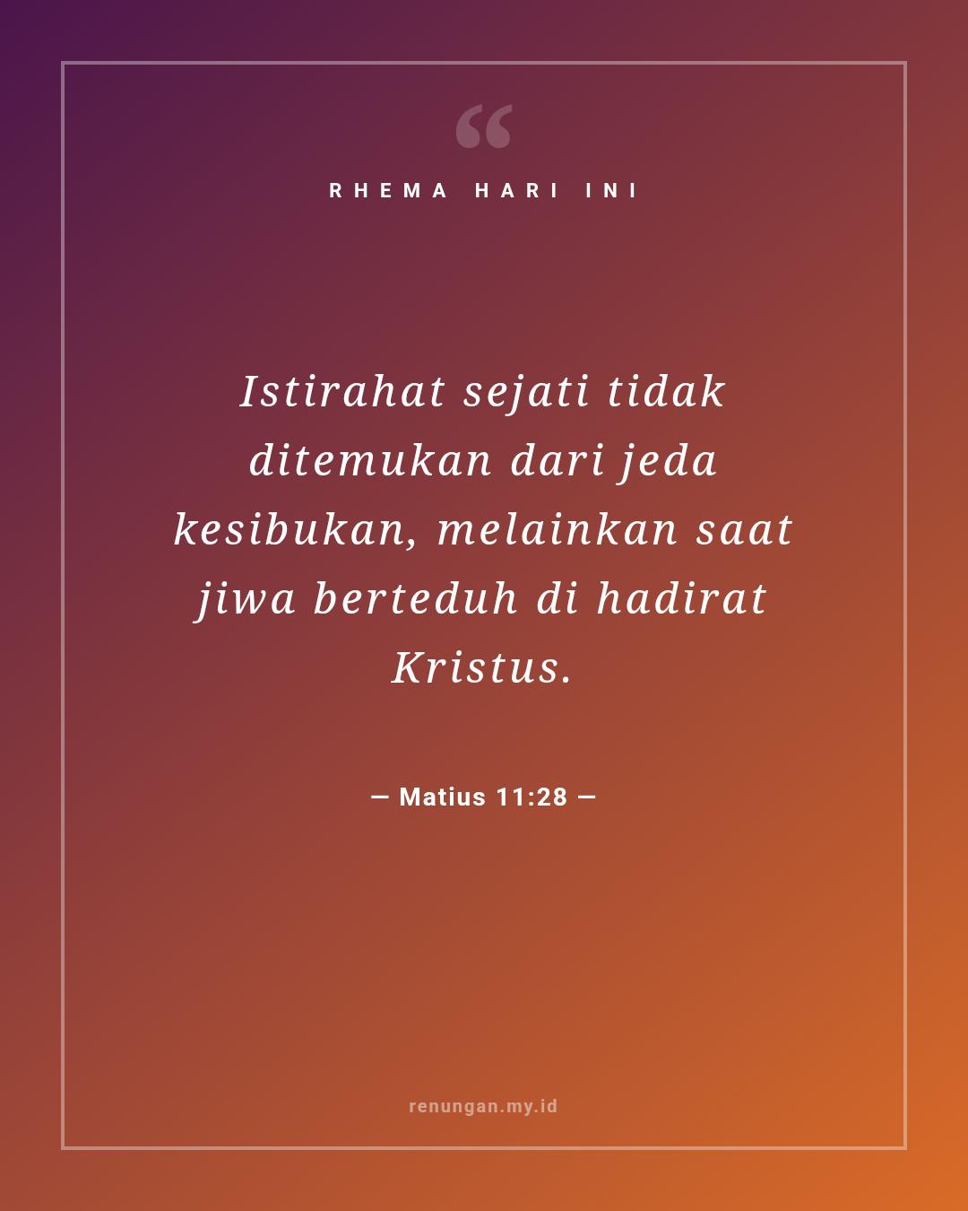 Matius 11:28
