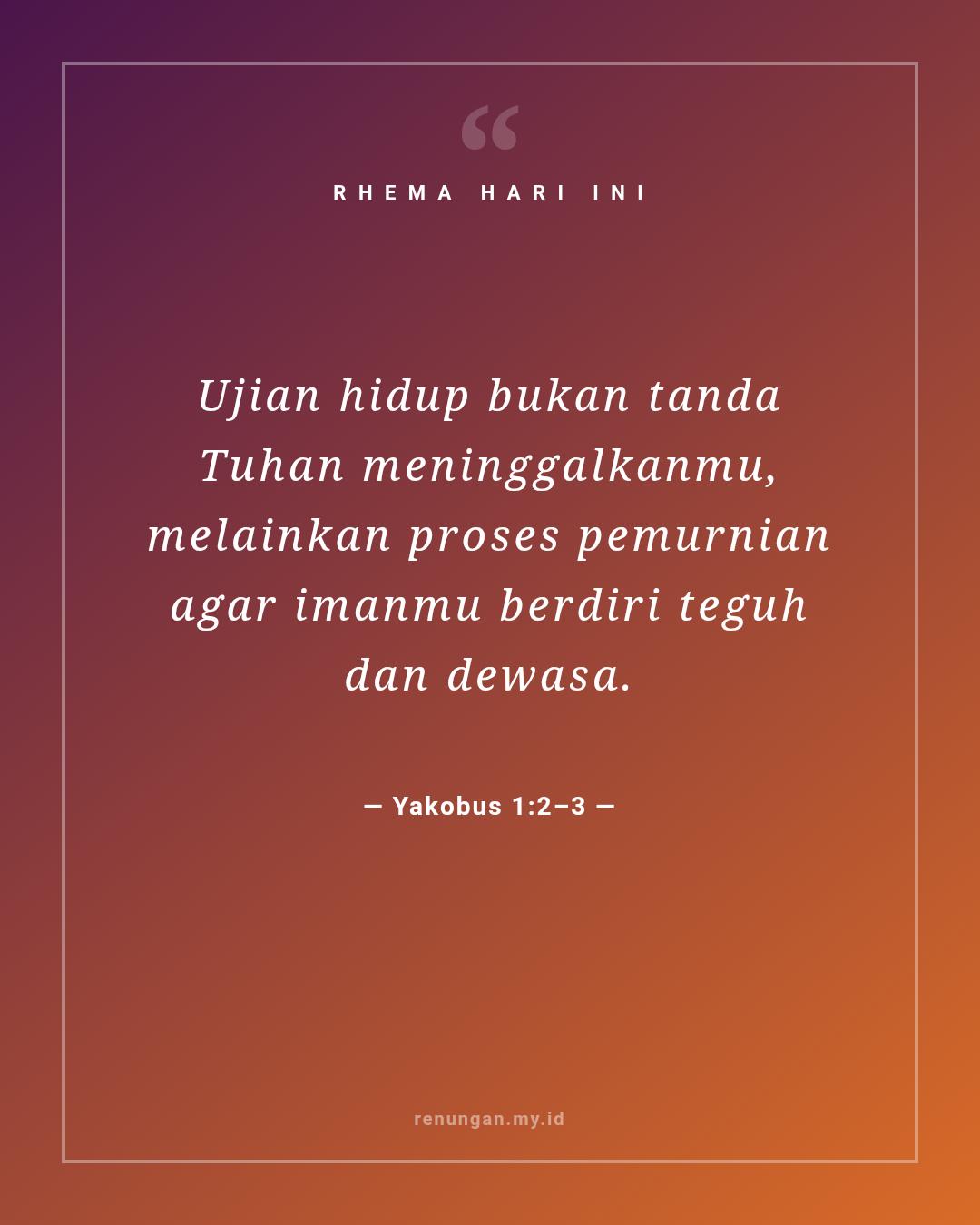 Yakobus 1:2–3