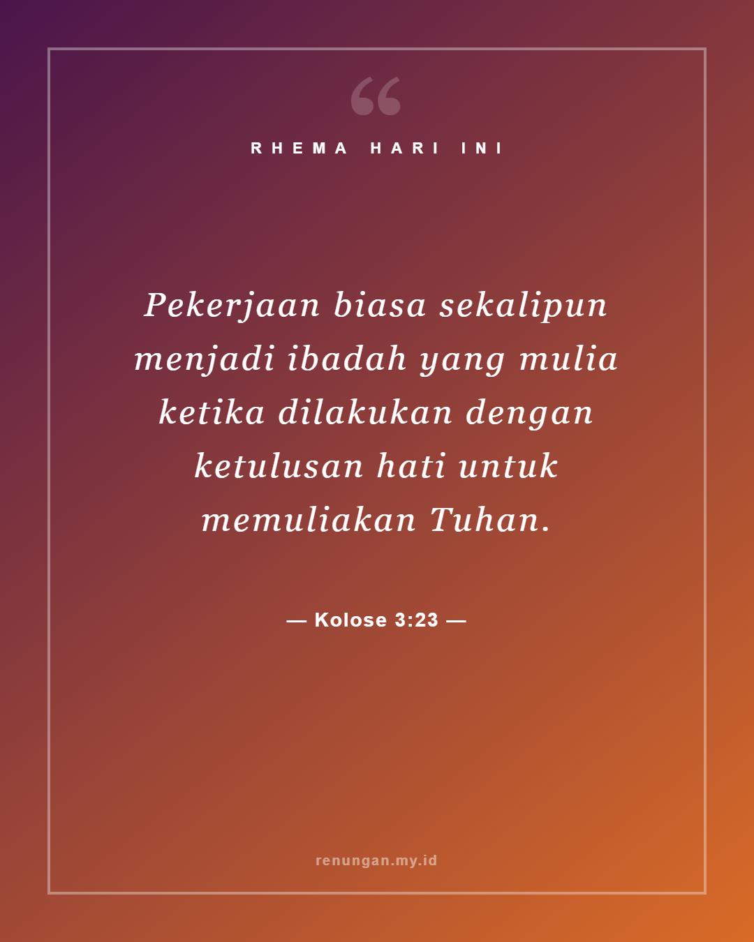 Kolose 3:23