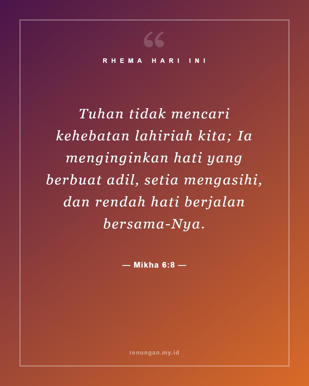 Mikha 6:8