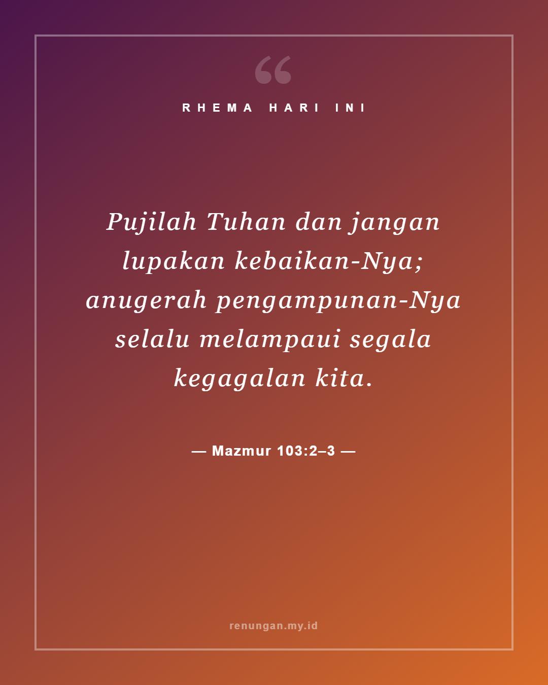 Mazmur 103:2–3
