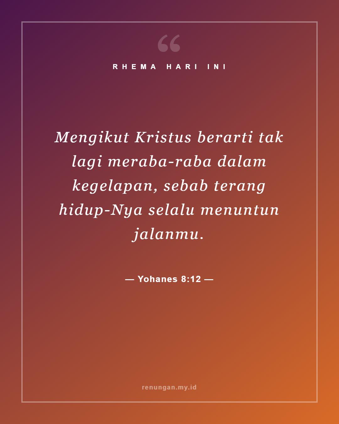 Yohanes 8:12