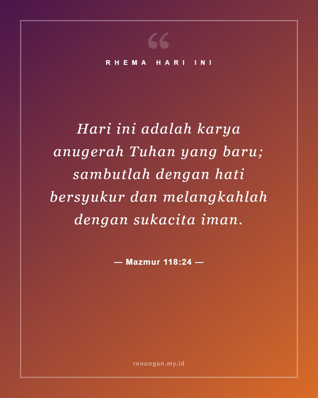 Mazmur 118:24