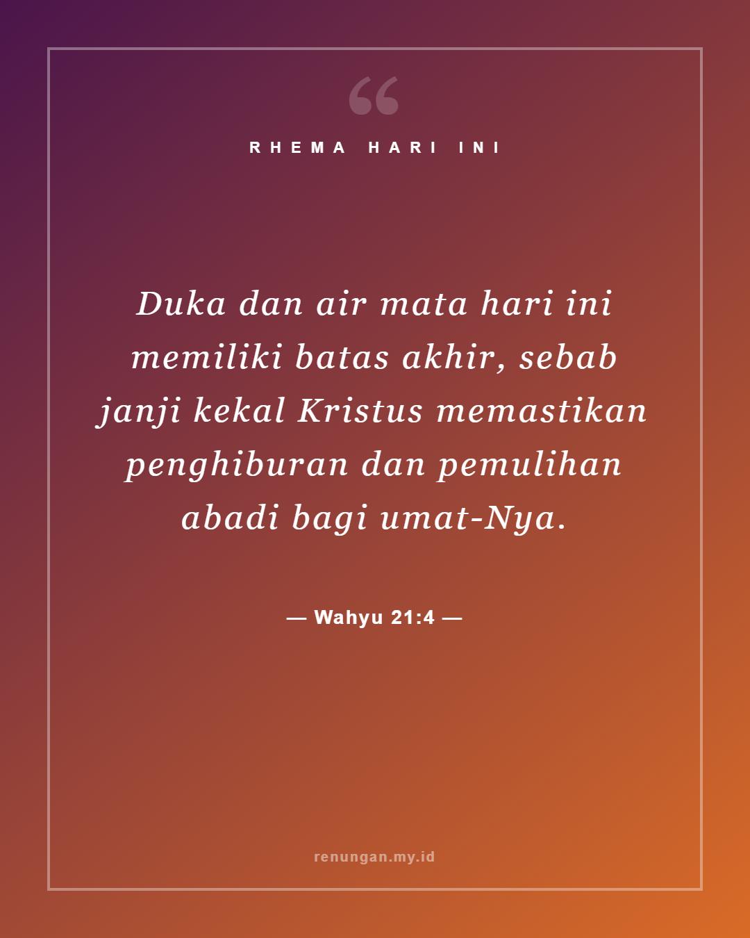 Wahyu 21:4